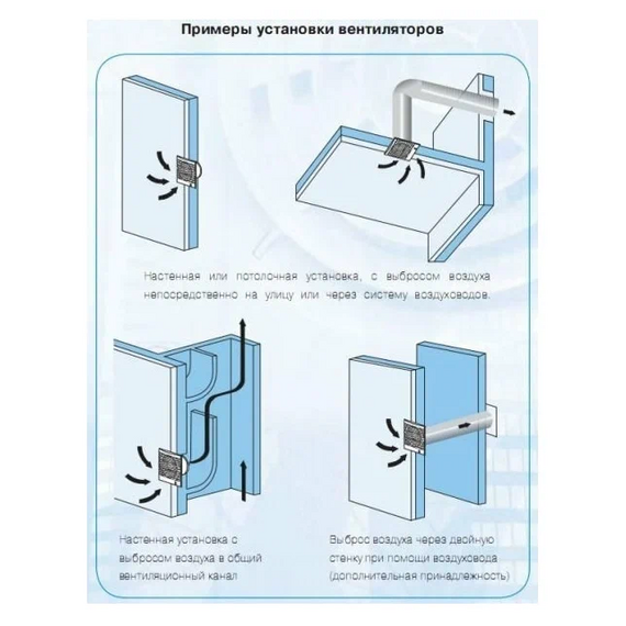 Осевой вытяжной вентилятор с обратным клапаном Soler Palau DECOR 100C D100 White, изображение [1] фото