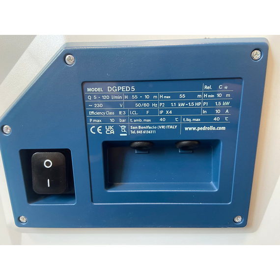 Stație de pompare automată Pedrollo DG PED 3 0,75 kW, 6 image