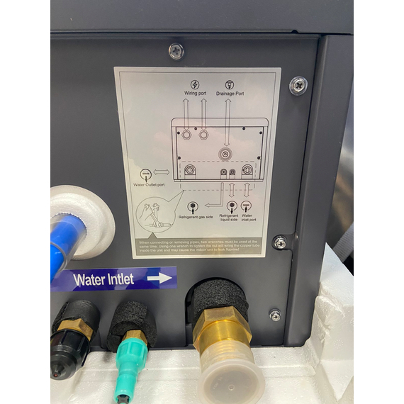 Тепловой насос сплит 12 kW 380V R32  воздух - вода, Inverter KUBBER, изображение [1] фото