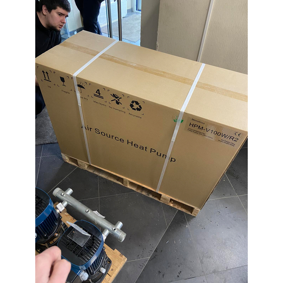 Тепловой насос сплит 12 kW 380V R32  воздух - вода, Inverter KUBBER, изображение [1] фото