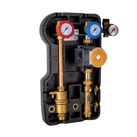 Группа безопасности (сп. возд. + предохран. клапан) Novasfer 3 bar 50 kW, 3 image