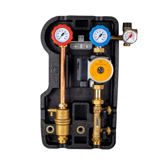 Группа безопасности (сп. возд. + предохран. клапан) Novasfer 3 bar 50 kW, 4 image