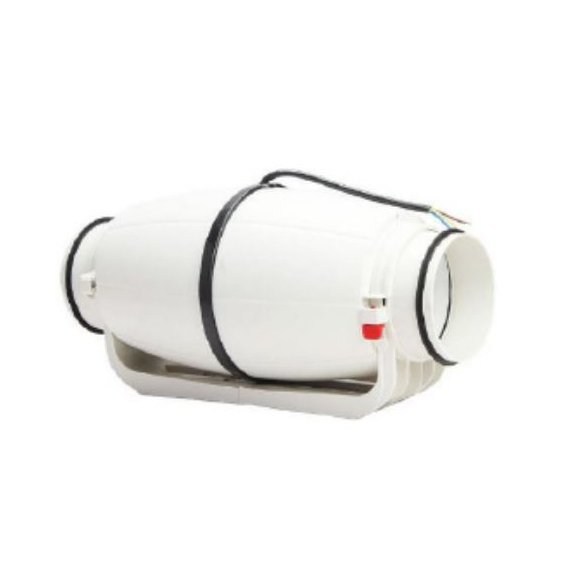 Вентилятор осевой канальный д.100 ультратихий 220В, 40Вт, 310м3/ч, 2 скор. Promistral фото