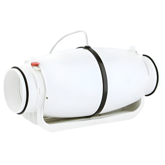 Вентилятор осевой канальный д.100 ультратихий 220В, 40Вт, 310м3/ч, 2 скор. Promistral, изображение [1] фото