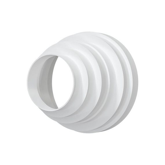 Переходник для круглых каналов универсальый 16х15х12х5х12х10х8 Эра, изображение [1] фото