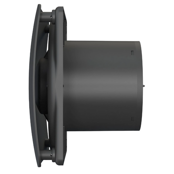 Ventilator evacuare design cu supapa VentEurope FINE 100 BD Matt Black, 3 image