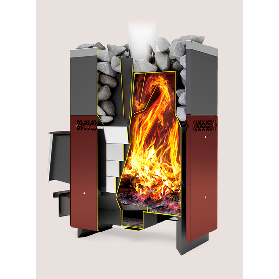 Sobă pentru saună TEPLODAR RUS-18 LU 18 kW, 3 image