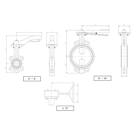Дисковый поворотный затвор 2 1/2" Genebre, изображение [1] фото