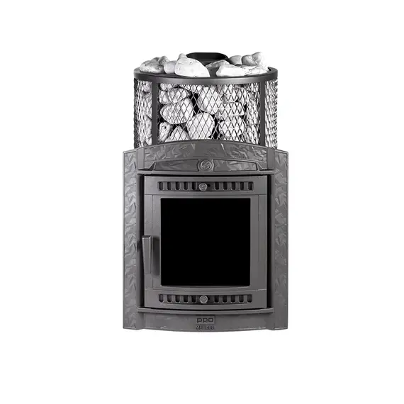 Печь банная чугунная "Атмосфера М" сетка 14kW Прометалл, 2 image