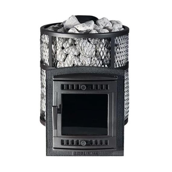Печь банная чугунная "Атмосфера М" сетка 14kW Прометалл, 5 image