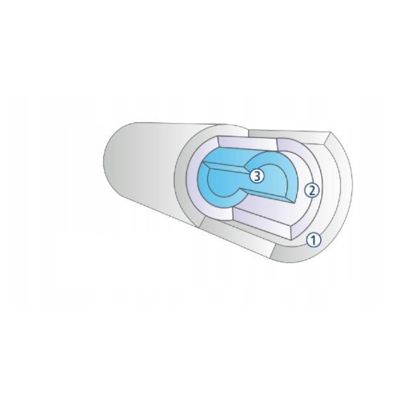 Cartuș din polipropilenă 20'', 1mcr Slim USTM, 3 image