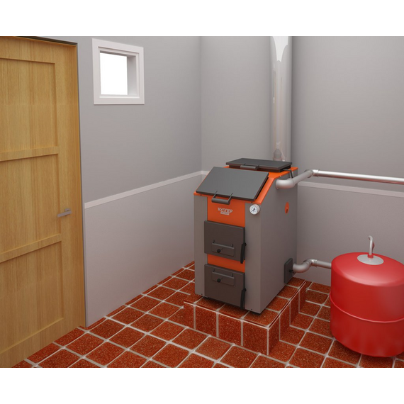 Твердотопливный котел 15 кВт Теплодар Куппер ЭКСПЕРТ-15, изображение [1] фото