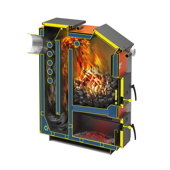 Cazan pe combustibil solid 22 kW TEPLODAR Kupper EXPERT-22, 2 image