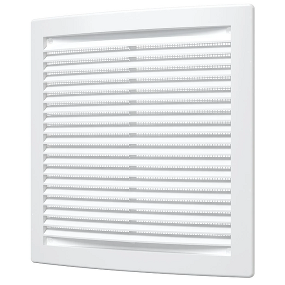 Grila de ventilație de evacuare din plastic ABS Era 1515РЦ 15x15 Alb, 2 image