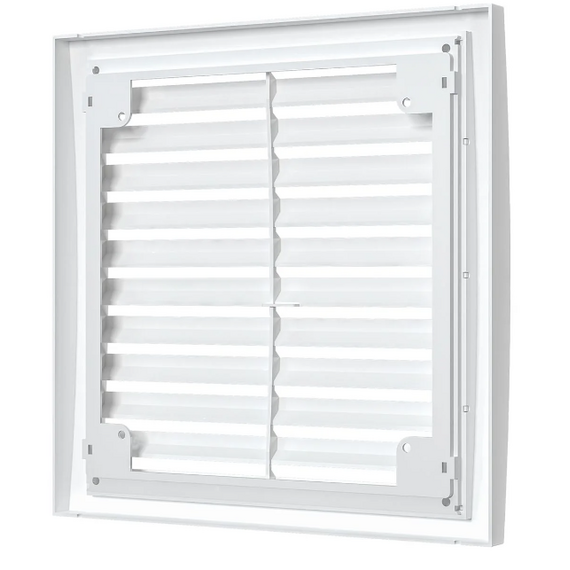 Вытяжная вентиляционная решетка из АБС-пластика Era 2222РР 22х22 White, изображение [1] фото