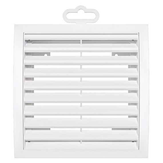 Grilă de ventilație de evacuare din plastic ABS Era 1515РР 15х15 Alb, 2 image