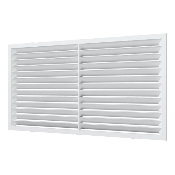 Grila de ventilație din plastic ABS Era 1122C 11x22 Albă, 2 image