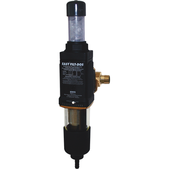 Filtru cu spălare inversă EFDOS 3/4'' (30 C) + dozator de polifosfat JUDO EASY FILT-DOS