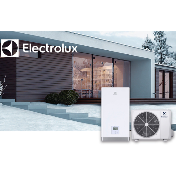Тепловой насос сплит Electrolux 8 kW 220V R32  воздух - вода, Inverter EMHP-10V/N8 EEC фото