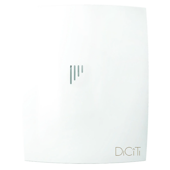 Ventilator axial de evacuare cu clapetă de sens DICITI BREEZE 4C D100 Alb, 2 image