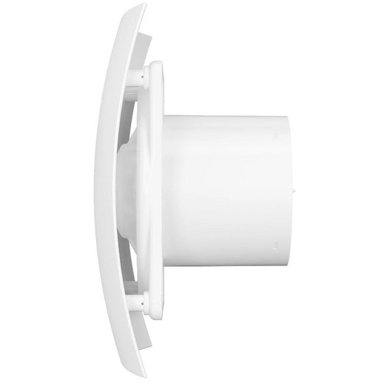 Ventilator axial de evacuare cu clapetă de sens DICITI BREEZE 4C D100 Alb, 3 image