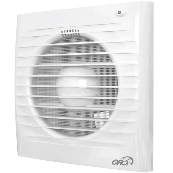 Осевой вытяжной вентилятор с сеткой и фотодатчиком ERA 4S ETF White фото