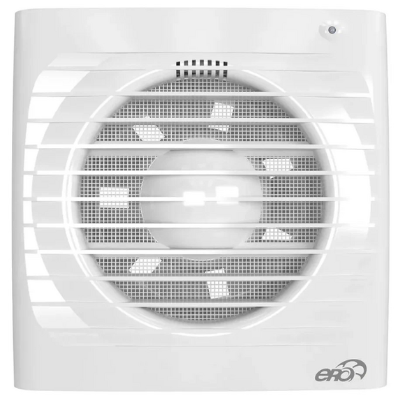 Ventilator de extracție axial cu viteză dublă, plasă și fotodetector ERA 4S ETF-03 Alb, 2 image