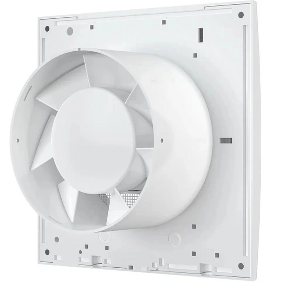 Осевой вытяжной вентилятор с сеткой и таймером ERA 4S ET D100 White, изображение [1] фото