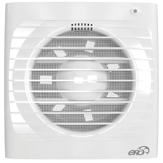 Ventilator de extracție axial cu plasă și senzor de umiditate ERA 4S HT D100 Alb, 2 image