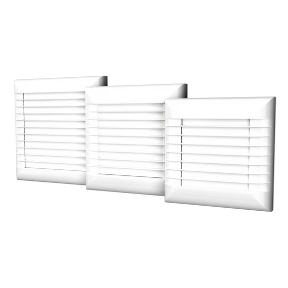 Ventilator axial de extragere cu jaluzele ERA EURO 4A D100 alb, 2 image