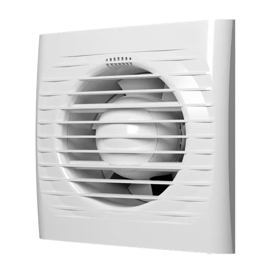 Ventilator axial de evacuare cu clapetă de retur Auramax Optima 4C D100 Alb, 2 image