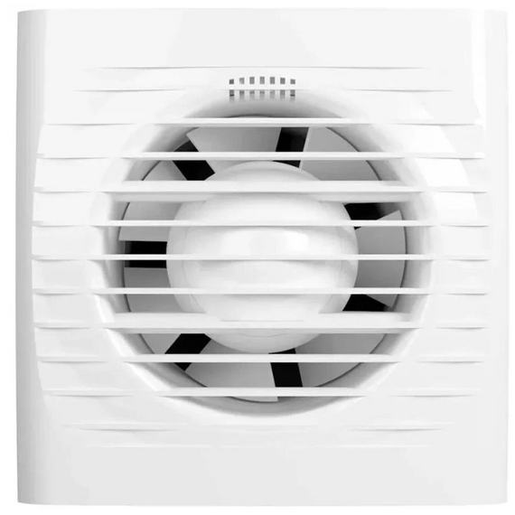 Ventilator axial de evacuare cu clapetă de retur Auramax Optima 4C D100 Alb, 3 image