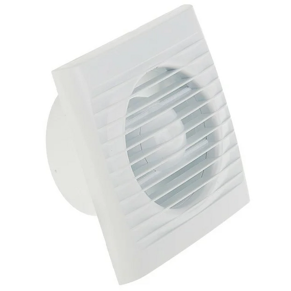 Ventilator axial de evacuare cu clapetă de retur Auramax Optima 4C D100 Alb, 4 image