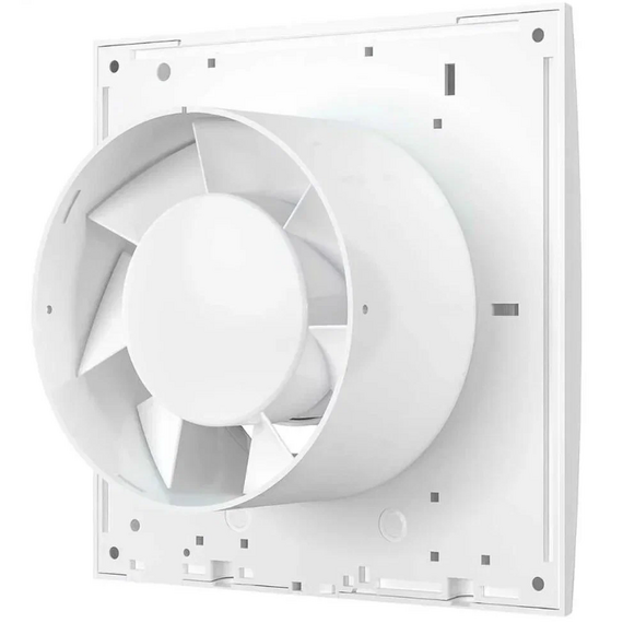 Ventilator axial de evacuare cu clapetă de retur Auramax Optima 4C D100 Alb, 6 image