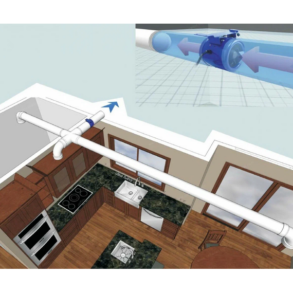 Ventilator axial pentru canal Era PROFIT 4 D100, 9 image