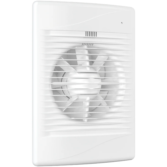 Ventilator de extracție axial cu temporizator DICITI Standard 5ET D125 Alb, 2 image