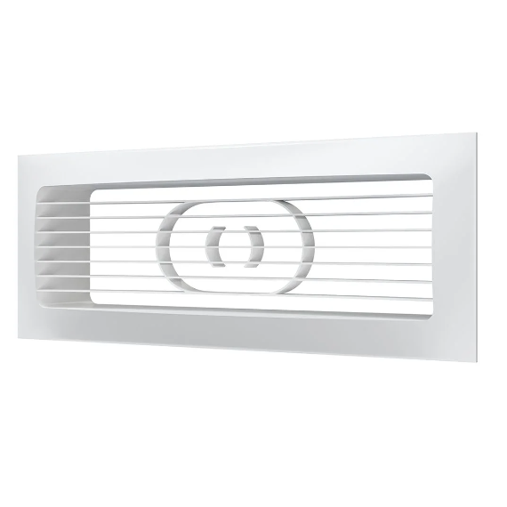 Вытяжная вентиляционная решетка из АБС-пластика с фланцем Era 620РСФ 23x9 White фото