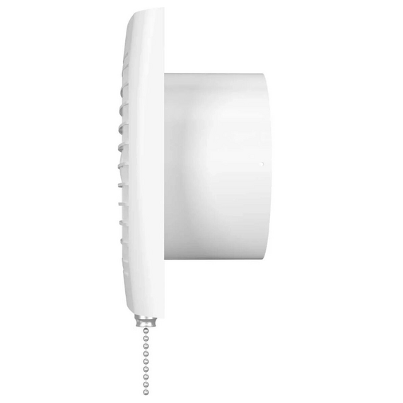 Осевой вытяжной вентилятор с выключателем VentEurope EASY 100 PS D100 White, изображение [1] фото