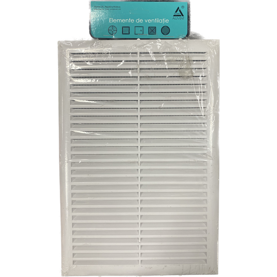 Вытяжная вентиляционная решетка из ПВХ Aluvent 1929N 19x29 White, изображение [1] фото