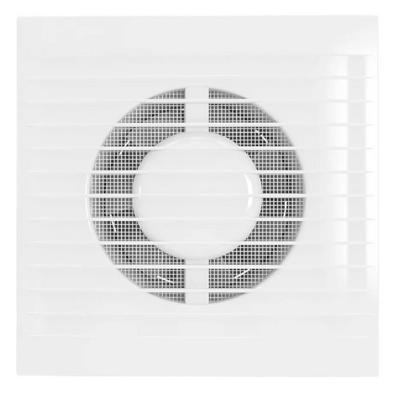 Ventilator de evacuare axial cu plasa VentEurope REFINED 100 White, 2 image