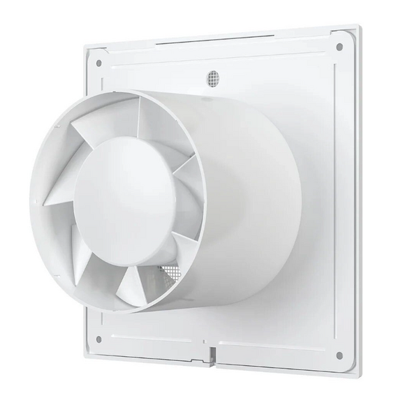 Ventilator de evacuare axial cu plasa VentEurope REFINED 100 White, 4 image