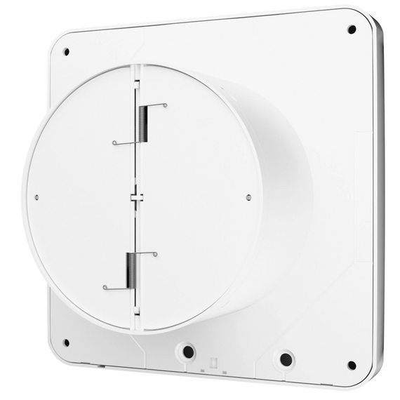 Ventilator de evacuare axial cu supapa VentEurope CLASSIC 100 BD White, 4 image