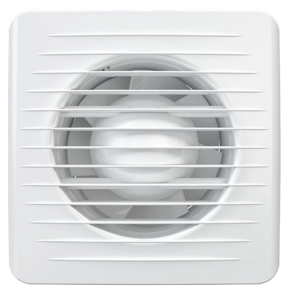 Ventilator de evacuare axial cu supapa VentEurope CLASSIC 100 BD White, 2 image