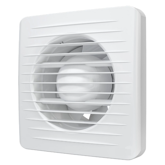Ventilator de evacuare axial cu supapa VentEurope CLASSIC 100 BD White