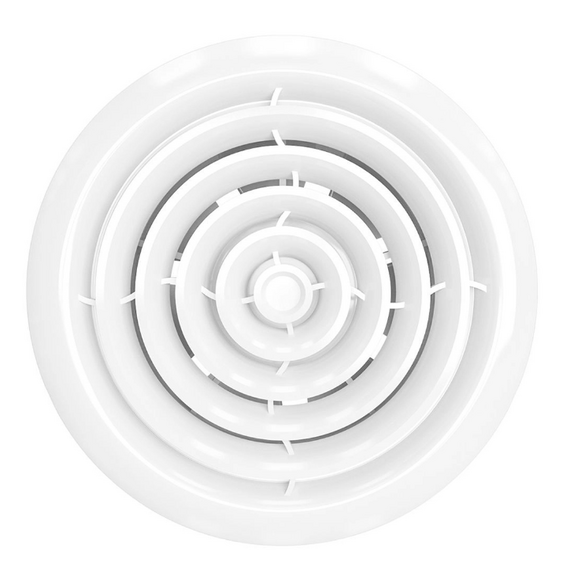Ventilator de evacuare axial pentru tavan VentEurope CIRCLE 125 D125 White, 2 image
