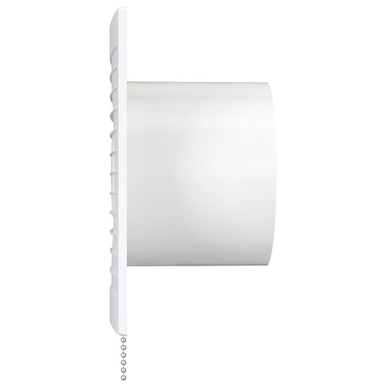Ventilator de evacuare cu intrerupator si grila VentEurope REFINED 125 PS White, 3 image