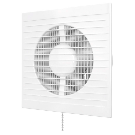 Ventilator de evacuare cu intrerupator si grila VentEurope REFINED 125 PS White