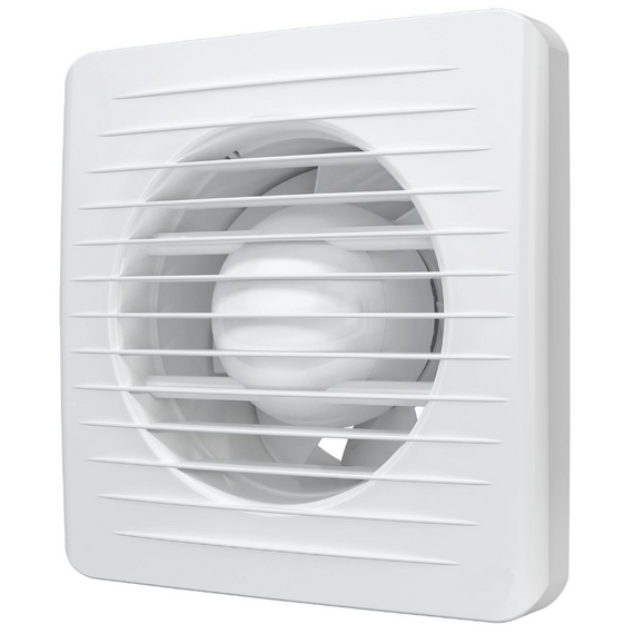 Осевой вытяжной вентилятор с сеткой VentEurope CLASSIC 100 D100 White фото