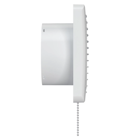 Ventilator de evacuare axial cu grila si intrerupator cu lant VentEurope CLASSIC 100 PS White, 3 image