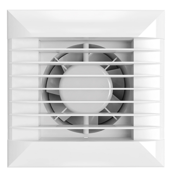 Ventilator de evacuare axial cu jaluzele VentEurope AUTO 125 D125 White, 3 image